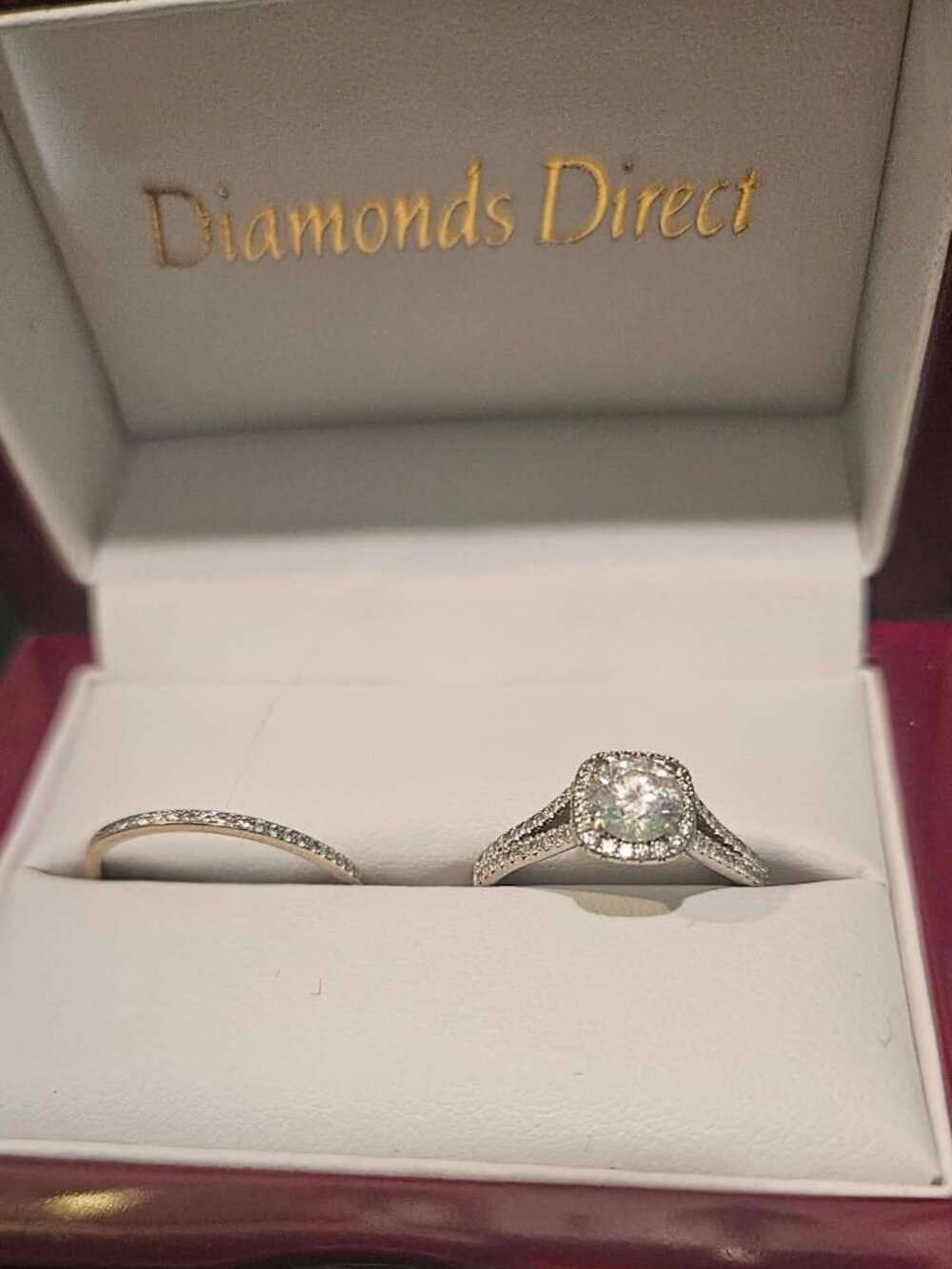 Diamonds Direct Wedding Ring Set